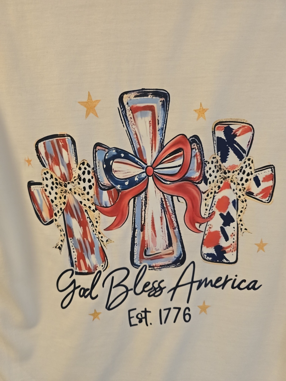 Source Unknown Patriotic Graphic Tee - Red, White, Blue